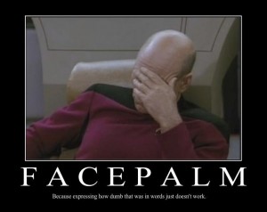 Picard doing facepalm
